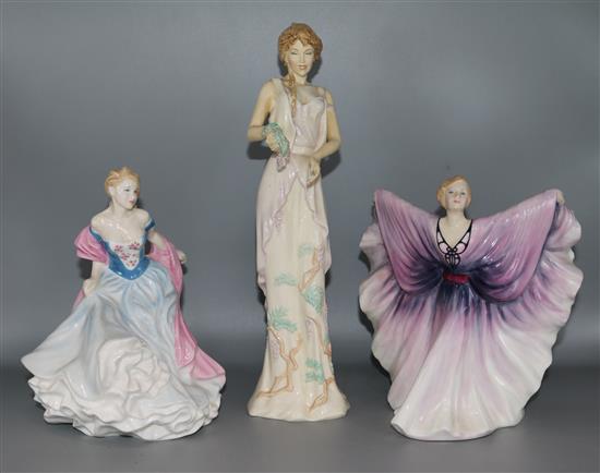 Three Royal Doulton figurines